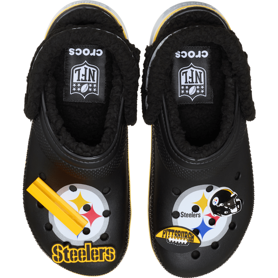 Women / Men Crocs - NFL Pittsburgh Steelers Classic Lined Clog