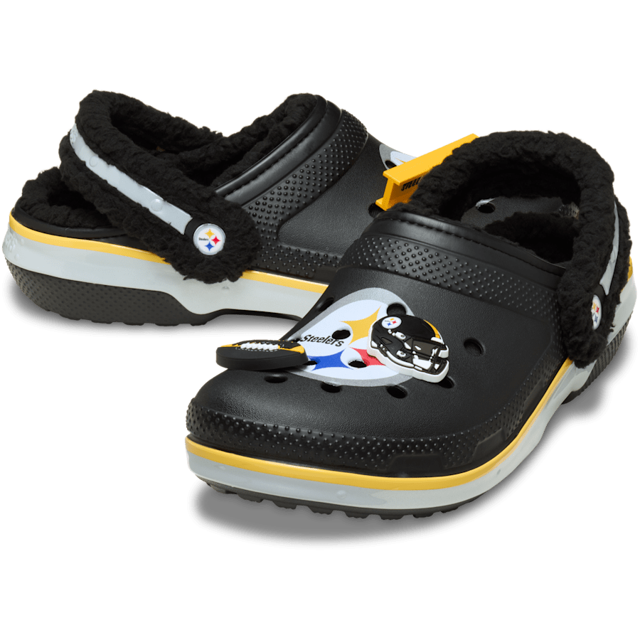 Women / Men Crocs - NFL Pittsburgh Steelers Classic Lined Clog