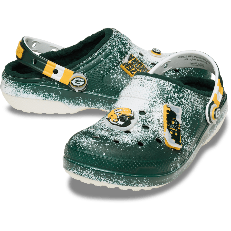 Women / Men Crocs - NFL Green Bay Packers Classic Lined Clog