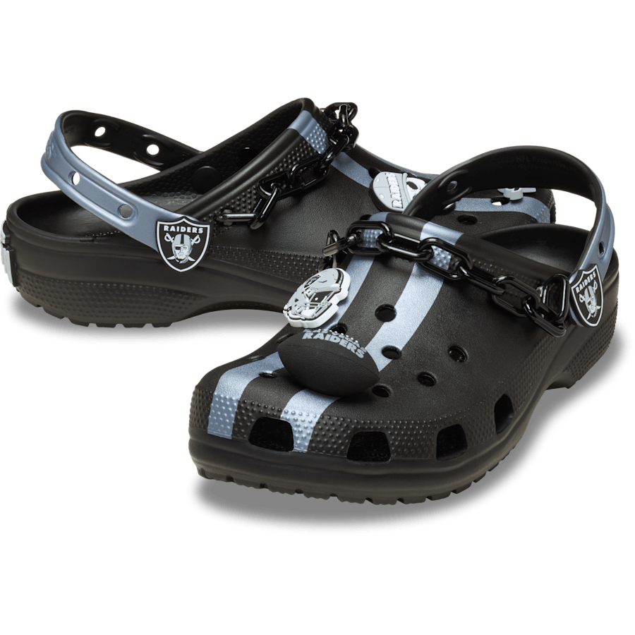 Women / Men Crocs - NFL Las Vegas Raiders Classic Clog
