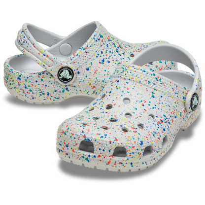Kids Crocs - Kids' Classic Glow Paint Splatter Clog