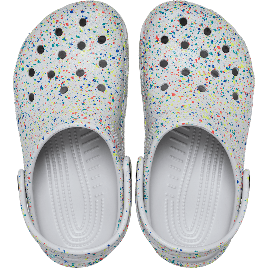 Kids Crocs - Kids' Classic Glow Paint Splatter Clog