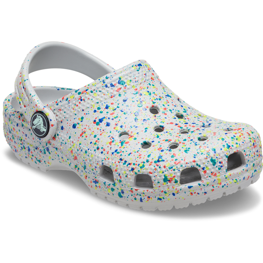 Kids Crocs - Kids' Classic Glow Paint Splatter Clog