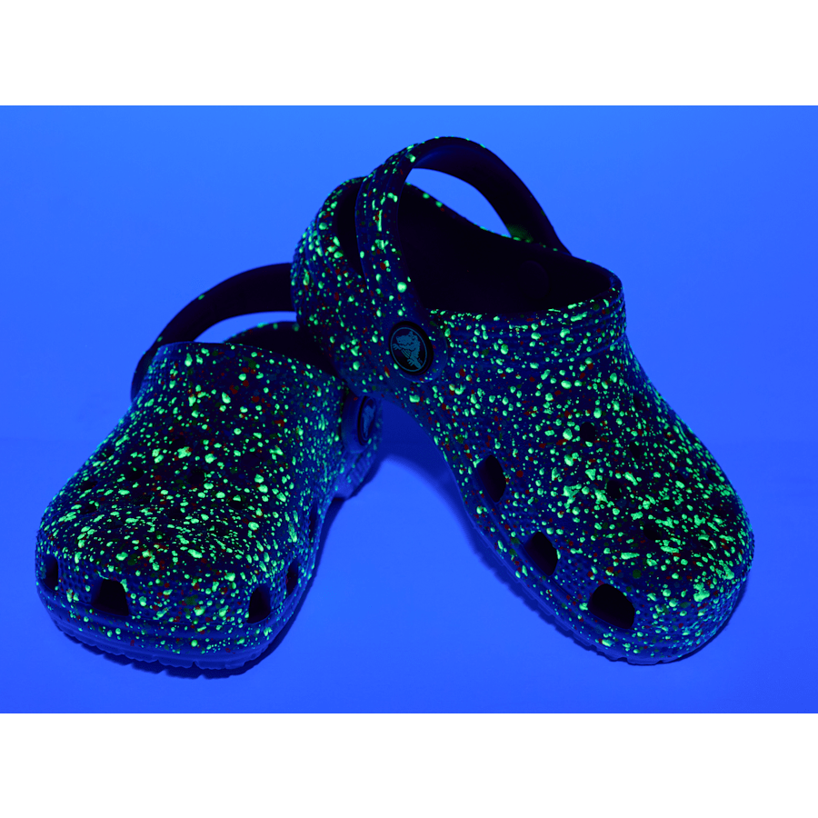 Kids Crocs - Kids' Classic Glow Paint Splatter Clog