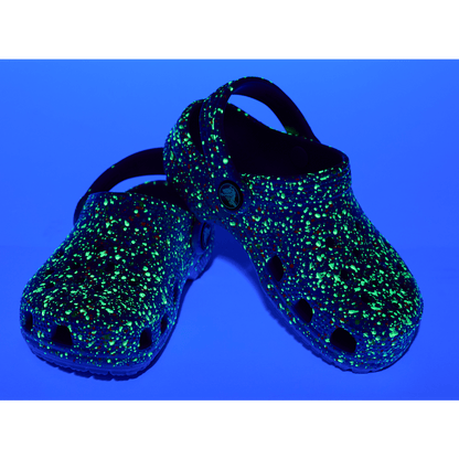 Kids Crocs - Kids' Classic Glow Paint Splatter Clog