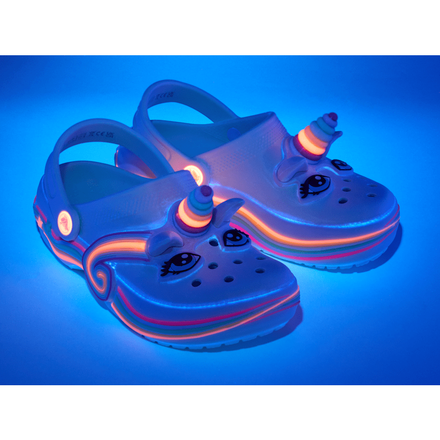 Kids Crocs - Kids’ Classic IAM Unicorn Lights Clog