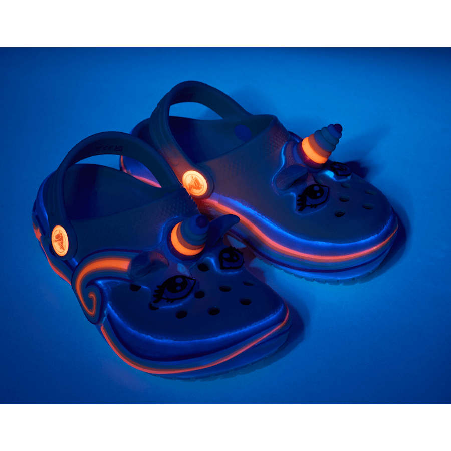 Kids Crocs - Toddler Classic IAM Unicorn Lights Clog