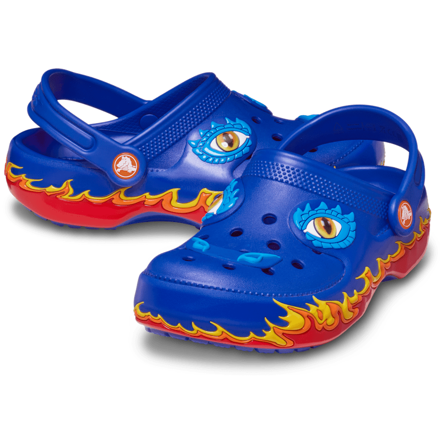 Kids Crocs - Kids' Classic I AM Dragon Lights Clog
