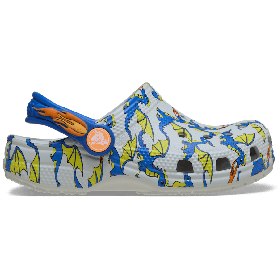 Kids Crocs - Toddler Classic Dragon Graphic Clog