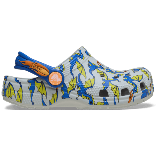Kids Crocs - Toddler Classic Dragon Graphic Clog