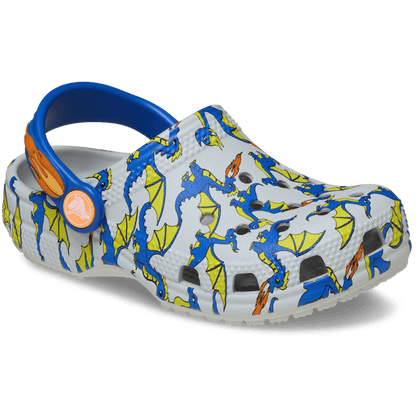 Kids Crocs - Toddler Classic Dragon Graphic Clog