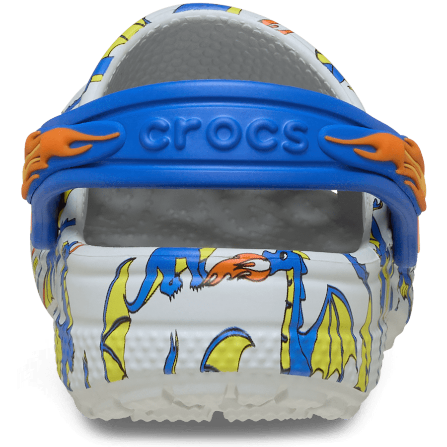 Kids Crocs - Toddler Classic Dragon Graphic Clog