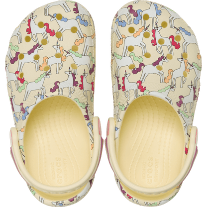 Kids Crocs - Classic Unicorn Graphic Clog T