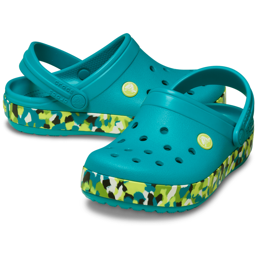Kids Crocs - Kids' Crocband Glow Confetti Band Clog