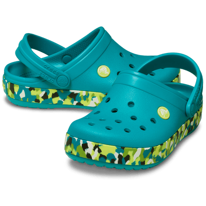 Kids Crocs - Kids' Crocband Glow Confetti Band Clog