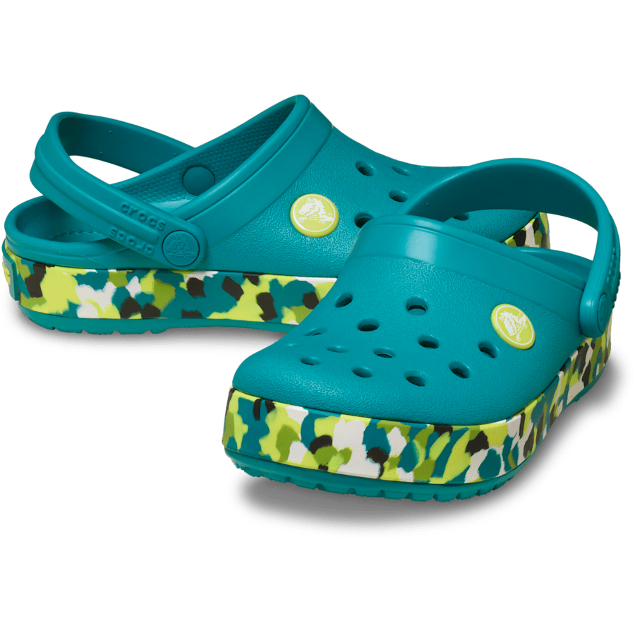 Kids Crocs - Toddler Crocband Glow Confetti Band Clog