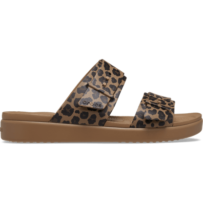 Women Crocs - Brooklyn Animal Buckle Low Low