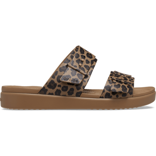 Women Crocs - Brooklyn Animal Buckle Low Low