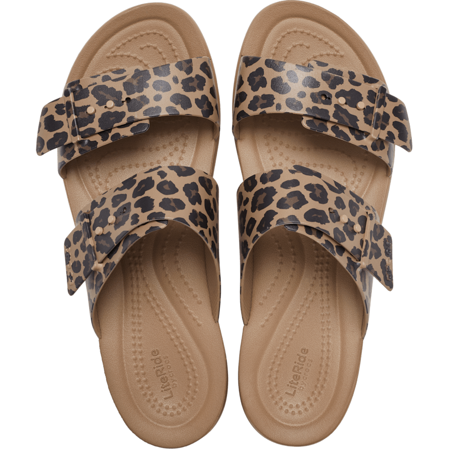 Women Crocs - Brooklyn Animal Buckle Low Low