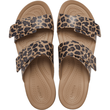 Women Crocs - Brooklyn Animal Buckle Low Low