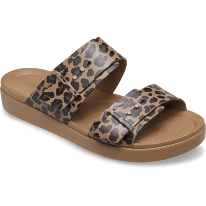 Women Crocs - Brooklyn Animal Buckle Low Low