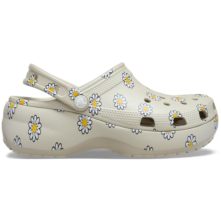 Women Crocs - Classic Platform Floral Clog