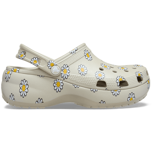 Women Crocs - Classic Platform Floral Clog