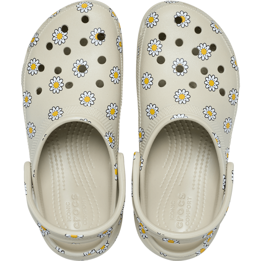Women Crocs - Classic Platform Floral Clog