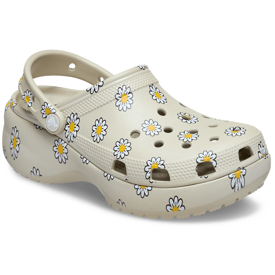 Women Crocs - Classic Platform Floral Clog