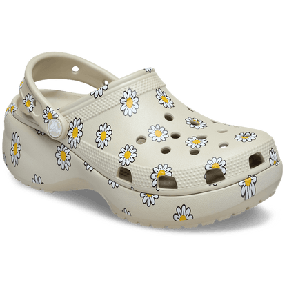 Women Crocs - Classic Platform Floral Clog