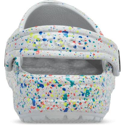 Kids Crocs - Toddler Classic Glow Paint Splatter Clog