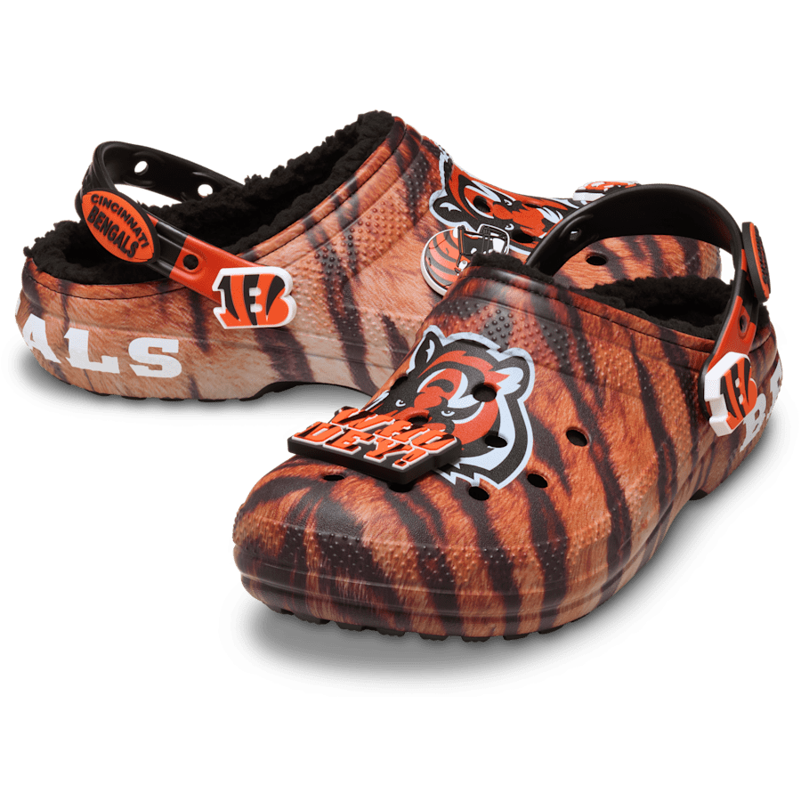 Women / Men Crocs - NFL Cincinnati Bengals Classic Lined Clog
