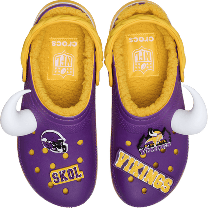 Women / Men Crocs - NFL Minnesota Vikings Classic Lined Clog