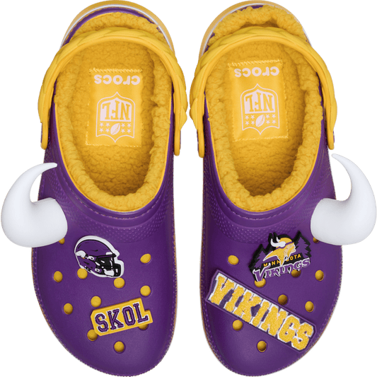 Women / Men Crocs - NFL Minnesota Vikings Classic Lined Clog