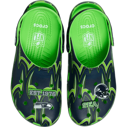 Women / Men Crocs - NFL Seattle Seahawks Classic Clog