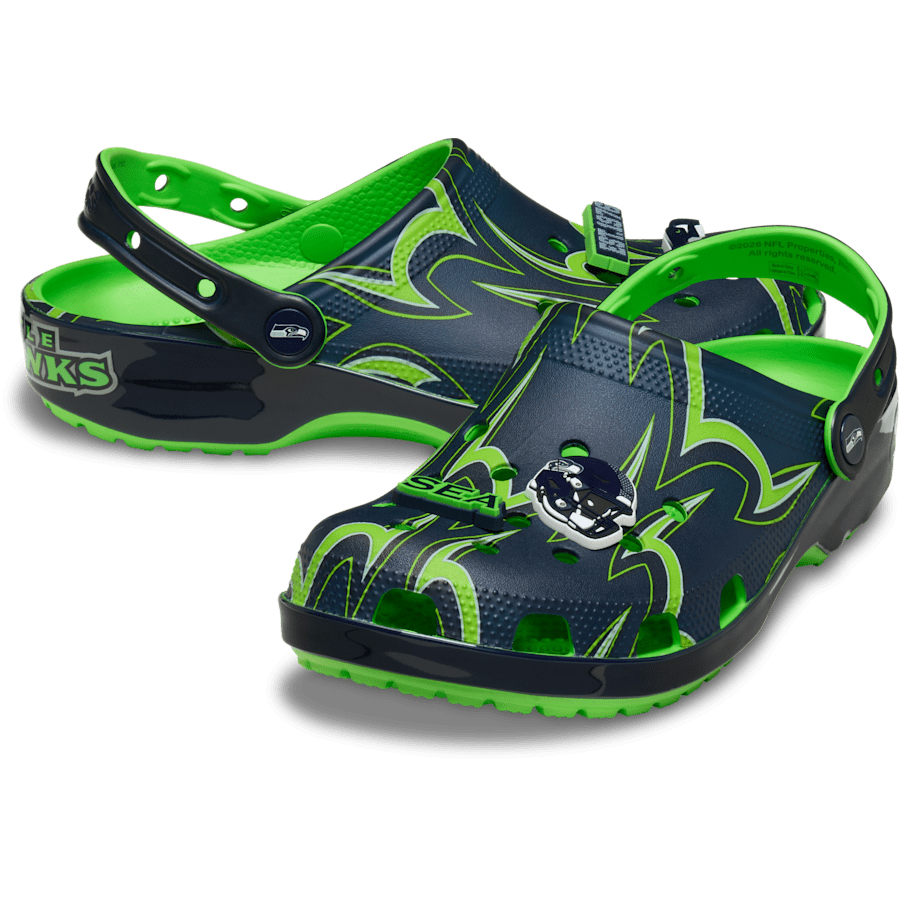 Women / Men Crocs - NFL Seattle Seahawks Classic Clog