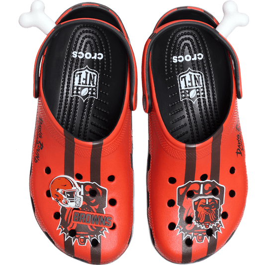 Women / Men Crocs - NFL Cleveland Browns Classic Clog