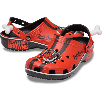 Women / Men Crocs - NFL Cleveland Browns Classic Clog