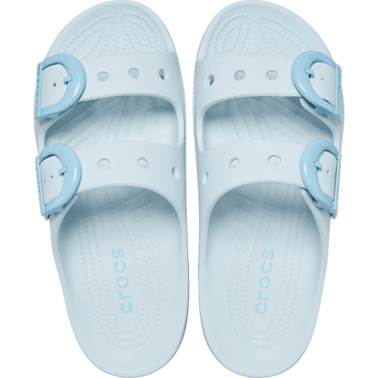 Women Crocs - Women's Saturday Enamel Buckle Sandal