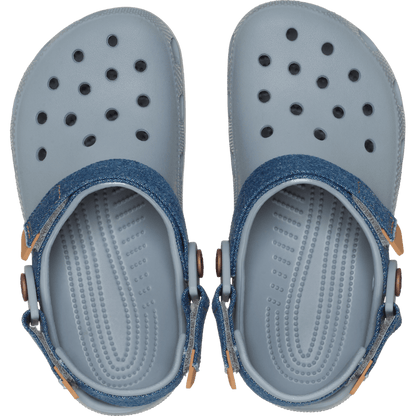 Kids Crocs - Kids' Classic Denim Adjustable Backstrap Clog