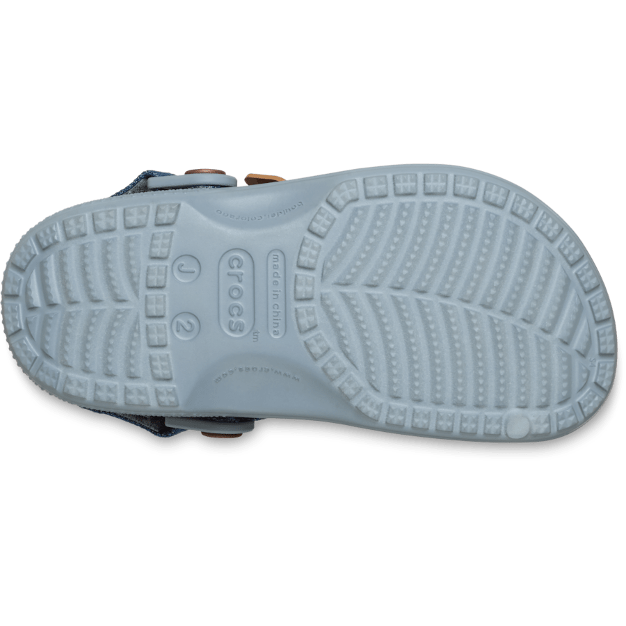 Kids Crocs - Kids' Classic Denim Adjustable Backstrap Clog