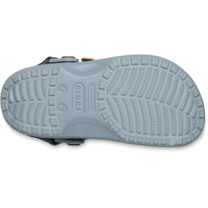 Kids Crocs - Kids' Classic Denim Adjustable Backstrap Clog