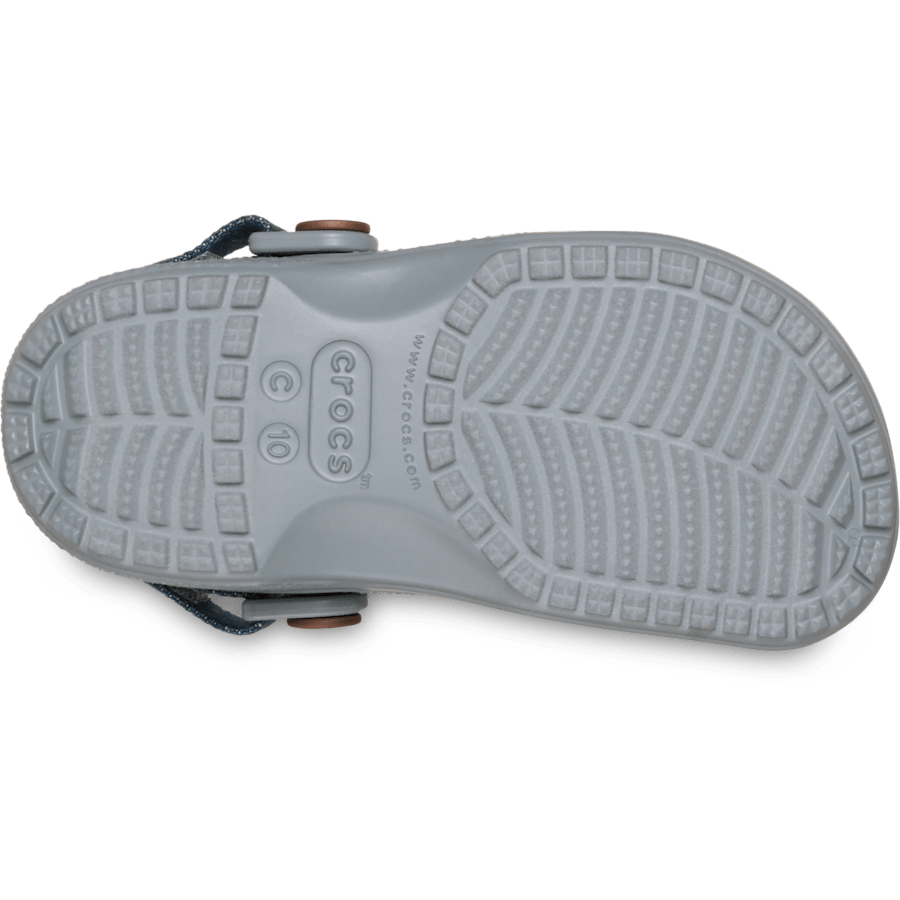 Kids Crocs - Toddler Classic Denim Adjustable Backstrap Clog
