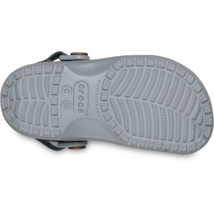 Kids Crocs - Toddler Classic Denim Adjustable Backstrap Clog