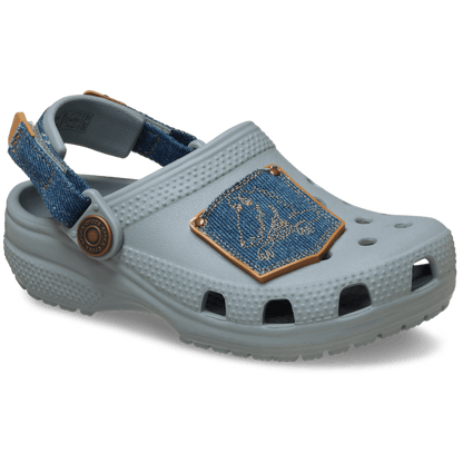 Kids Crocs - Toddler Classic Denim Adjustable Backstrap Clog