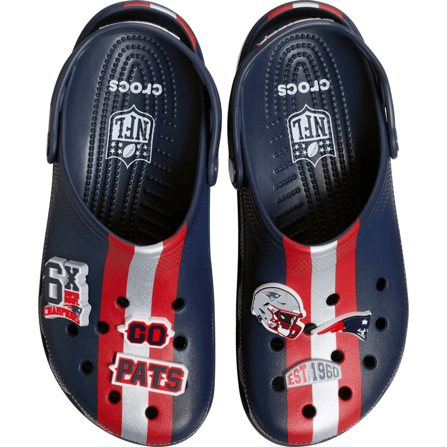 Women / Men Crocs - NFL New England Patriots Classic Clog