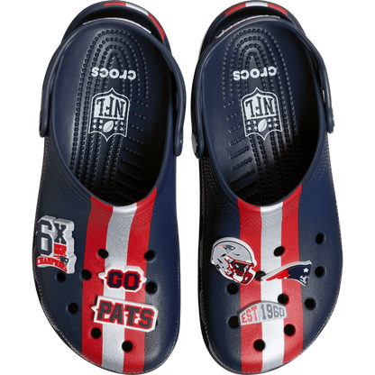 Women / Men Crocs - NFL New England Patriots Classic Clog