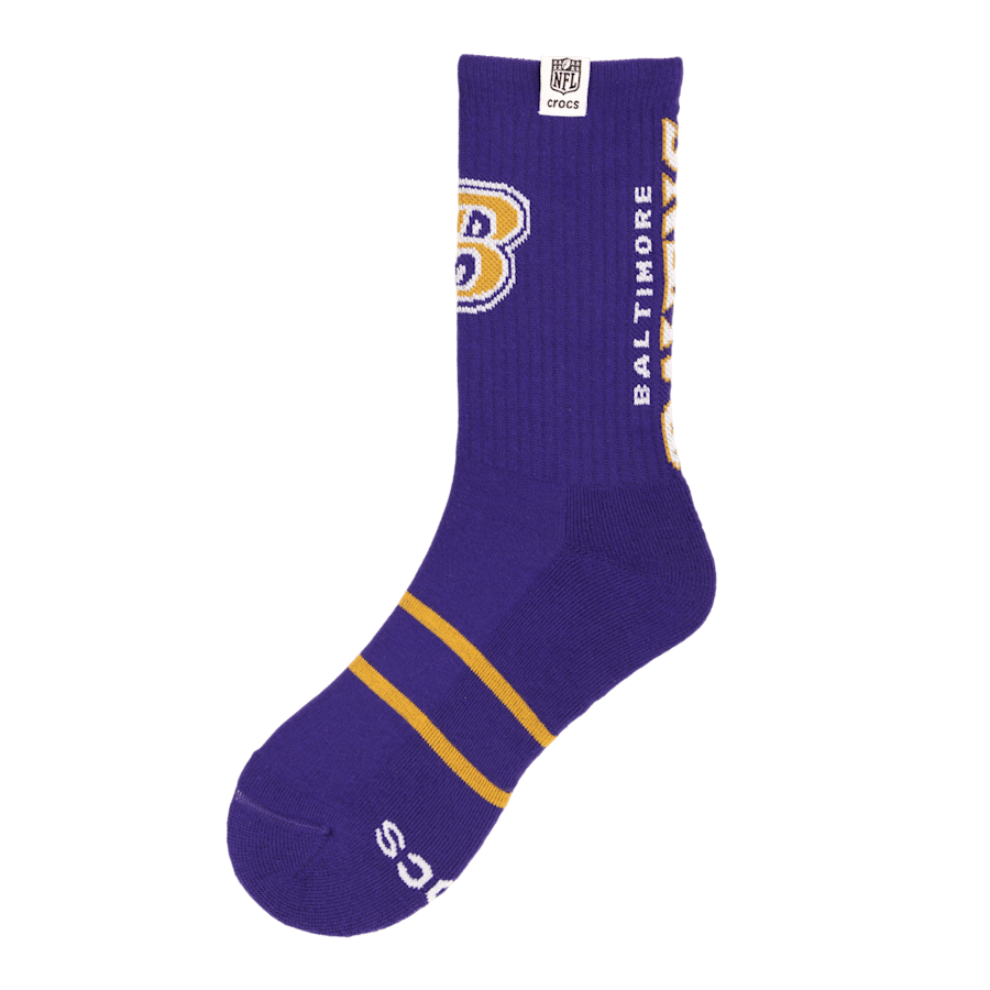 Men Crocs - NFL Baltimore Ravens Crocs Socks