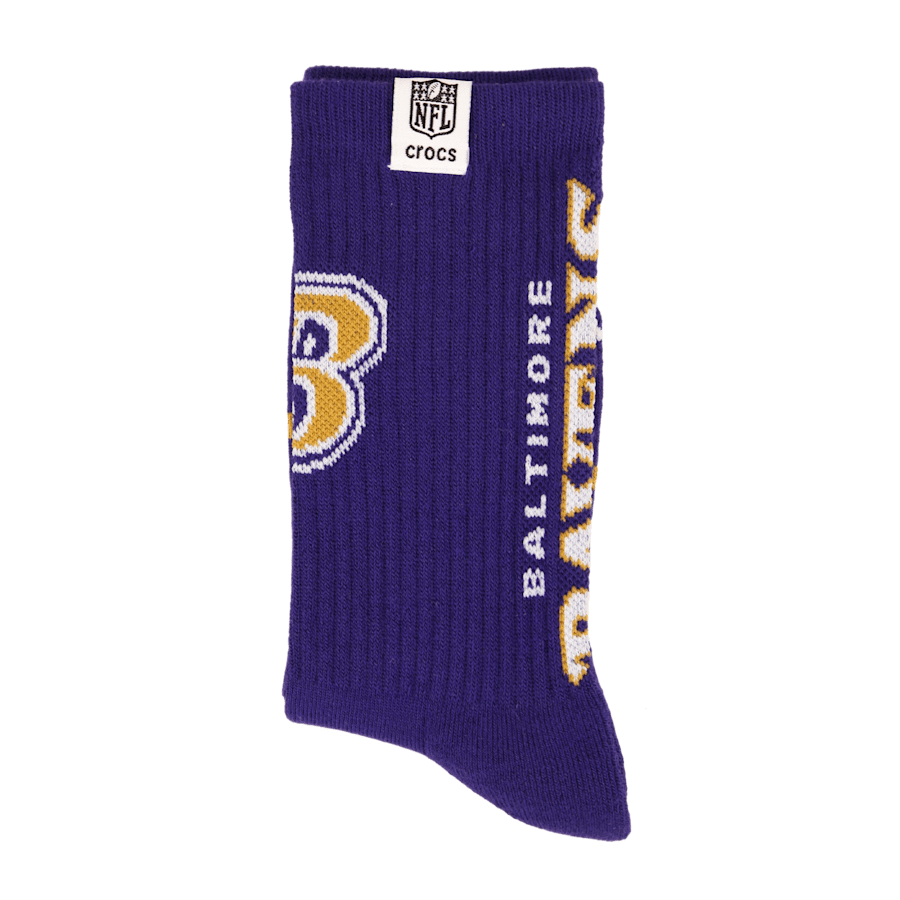 Men Crocs - NFL Baltimore Ravens Crocs Socks