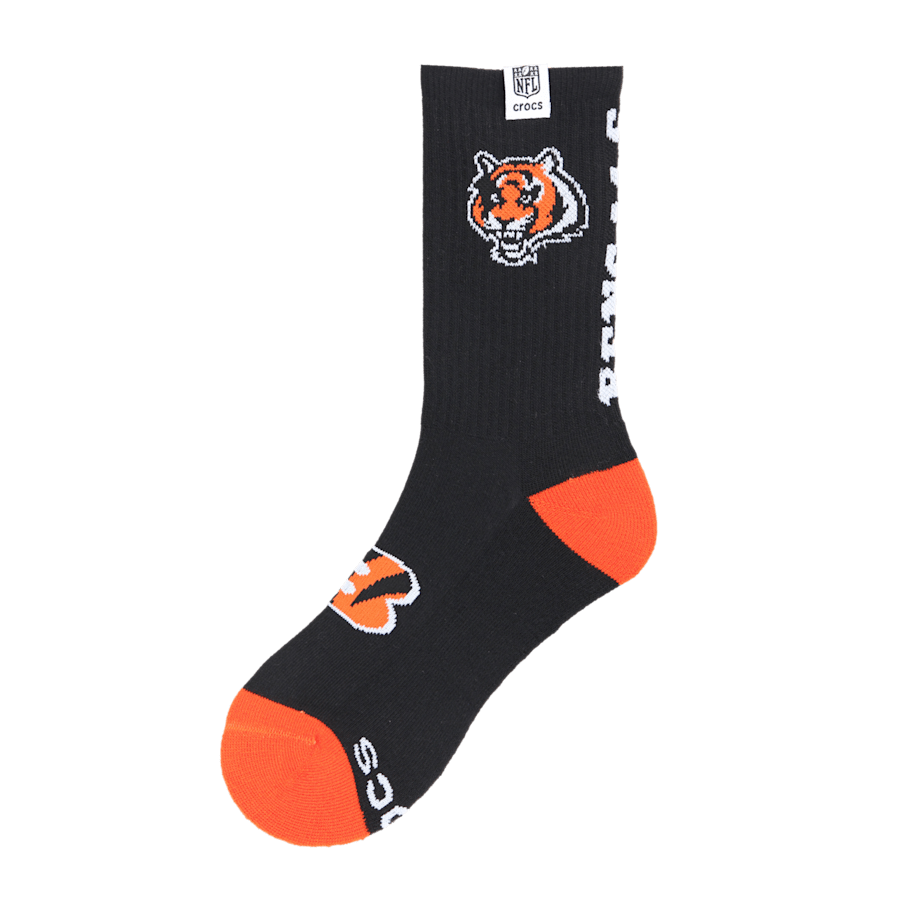 Men Crocs - NFL Cincinnati Bengals Crocs Socks